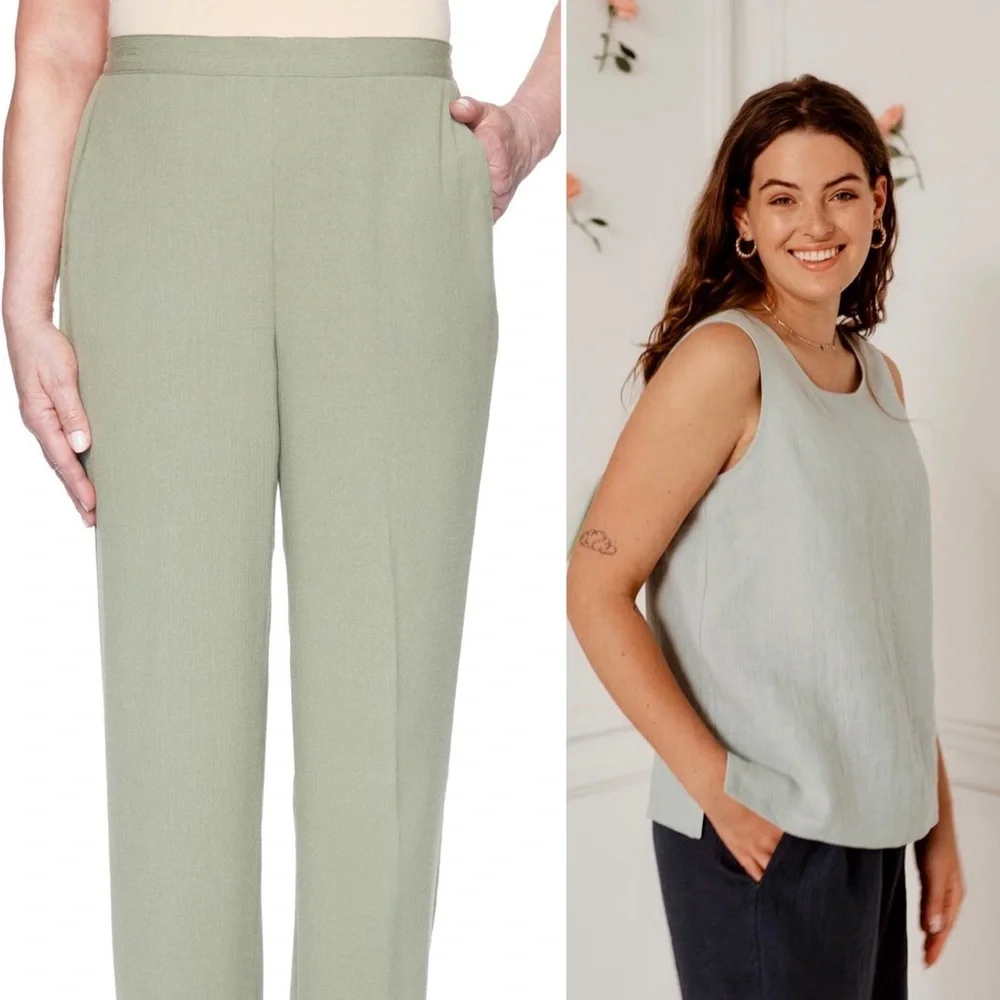 2 PC Sage Green Matching set